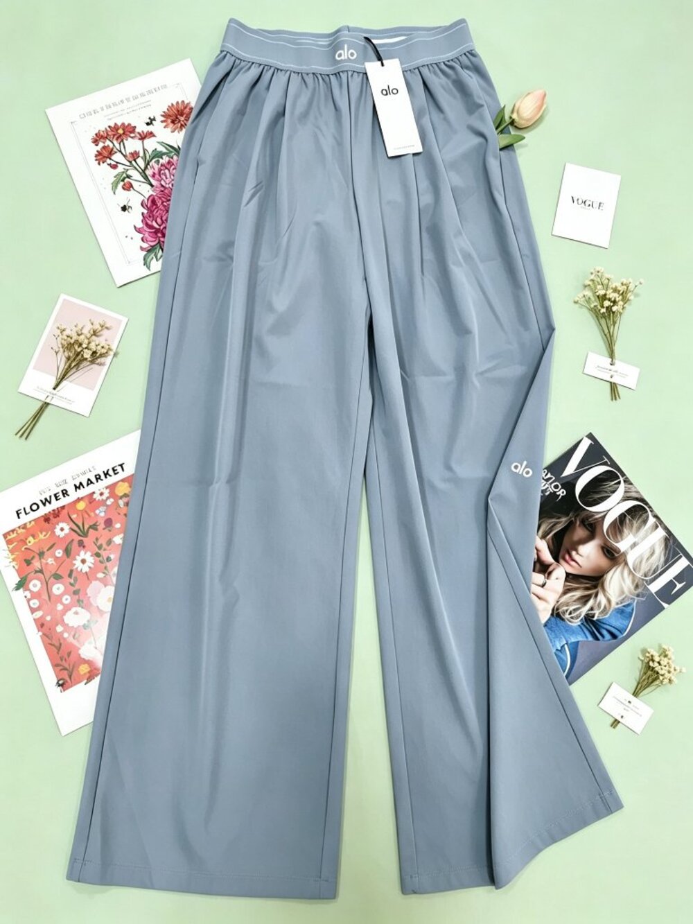 Brand New ALO Yoga Suit Up Trouser Steel Grey🐺30" Inseam Relaxed Fit - Picture 2 of 16
